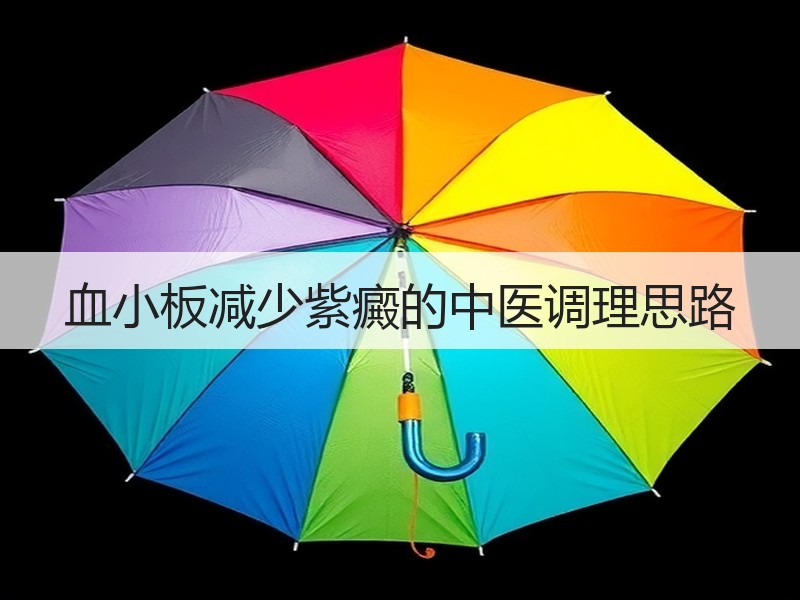 血小板减少紫癜的中医调理思路