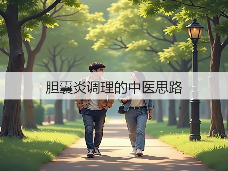 胆囊炎调理的中医思路