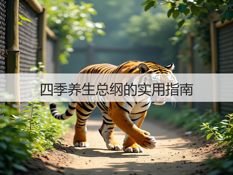 四季养生总纲的实用指南