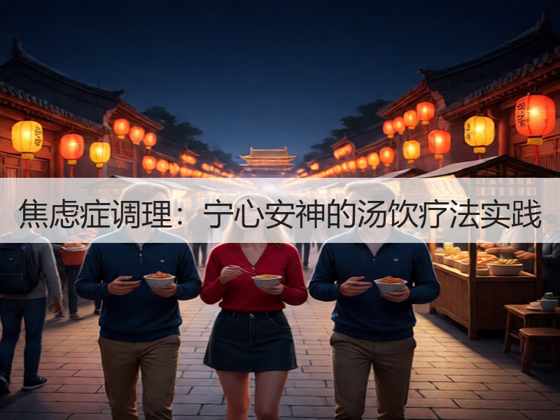 焦虑症调理：宁心安神的汤饮疗法实践