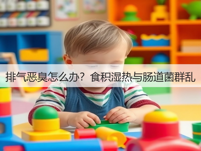排气恶臭怎么办？食积湿热与肠道菌群乱