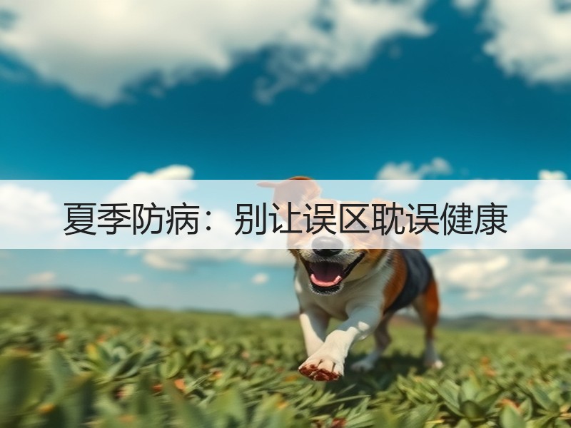 夏季防病：别让误区耽误健康