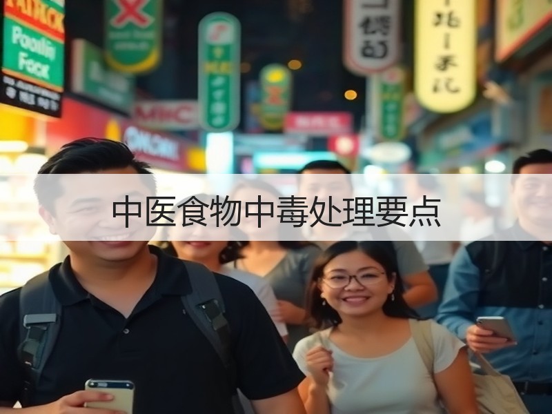 中医食物中毒处理要点