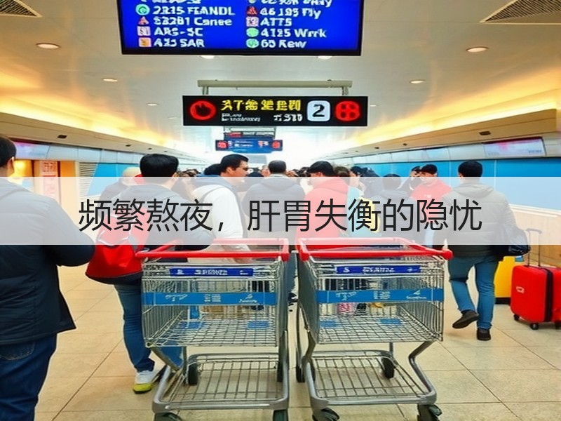 频繁熬夜，肝胃失衡的隐忧