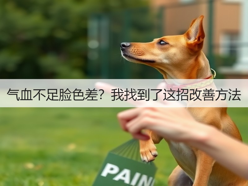气血不足脸色差？我找到了这招改善方法