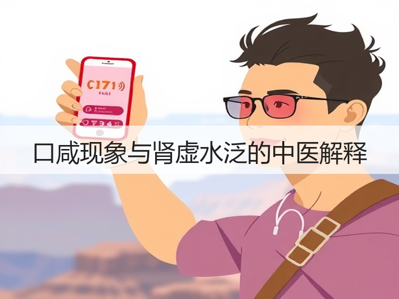 口咸现象与肾虚水泛的中医解释
