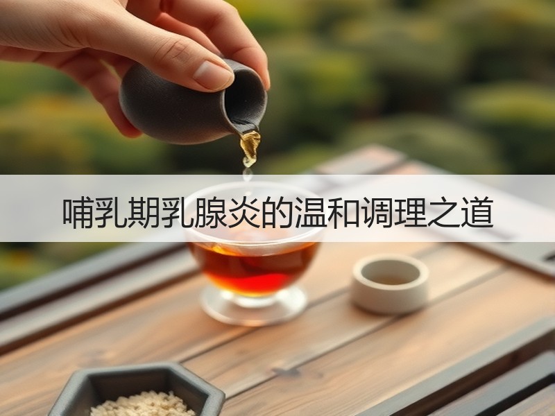 哺乳期乳腺炎的温和调理之道