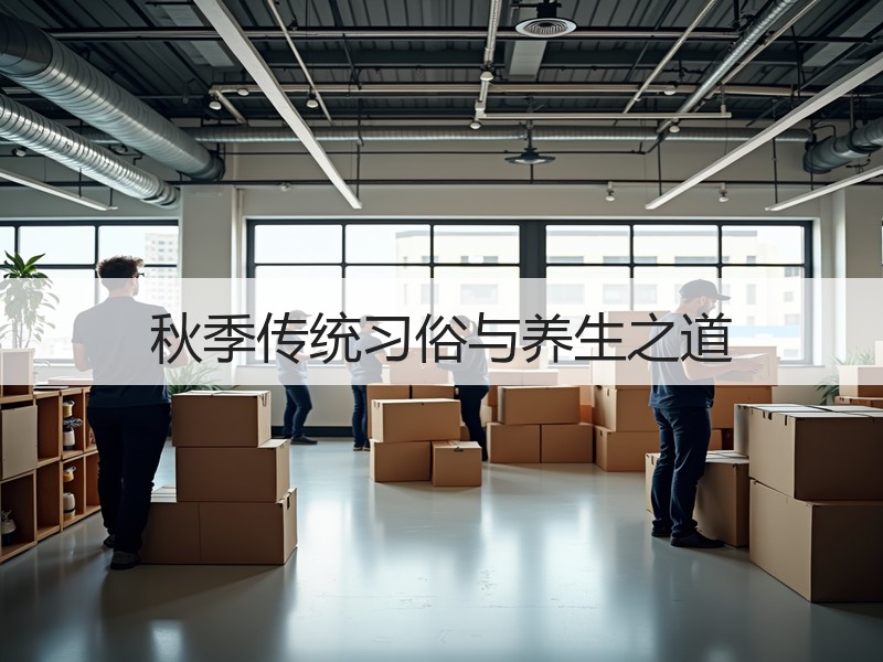 秋季传统习俗与养生之道