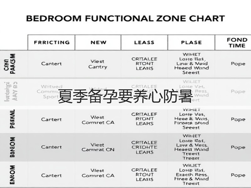 夏季备孕要养心防暑