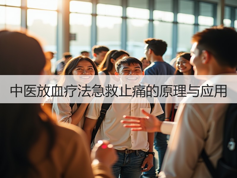 中医放血疗法急救止痛的原理与应用