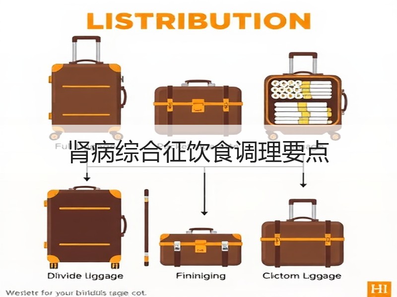 肾病综合征饮食调理要点
