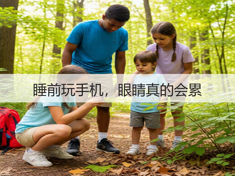 睡前玩手机，眼睛真的会累