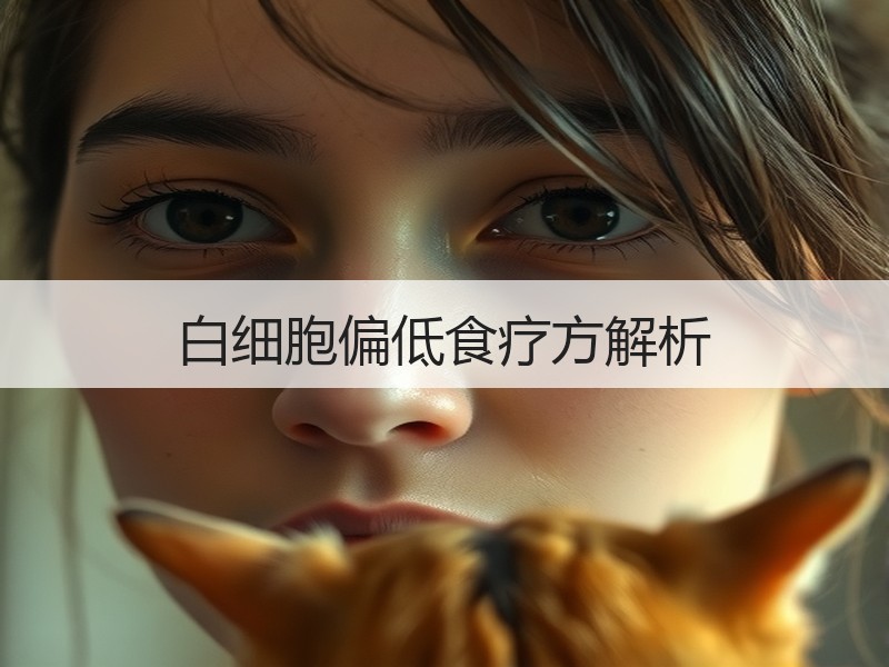 白细胞偏低食疗方解析