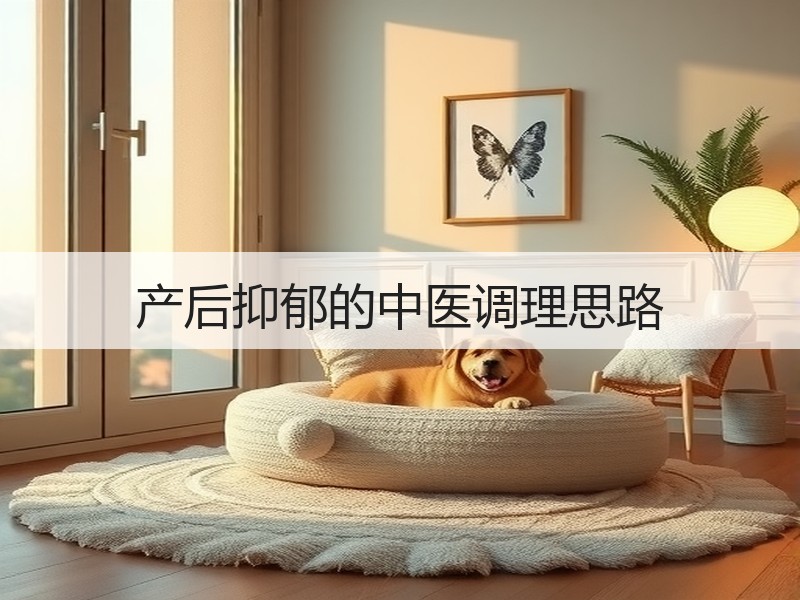 产后抑郁的中医调理思路