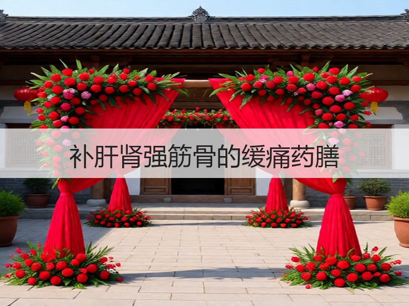 补肝肾强筋骨的缓痛药膳